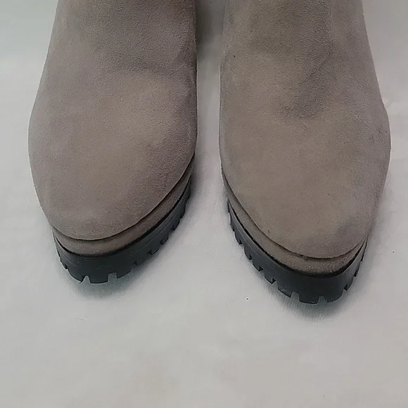 All Saints Grey And Black Ankle Boots Size 38